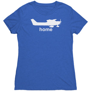 Womens Home Triblend T-Shirt - Flash Aviation