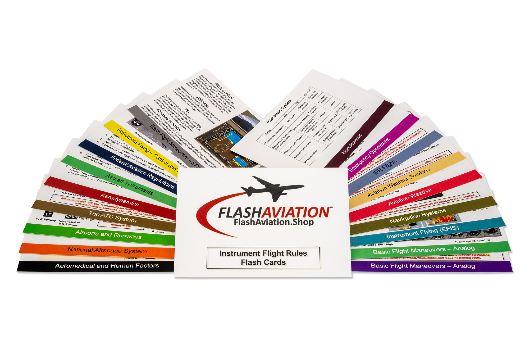 IFR & VFR Flashcards Combo - Flash Aviation