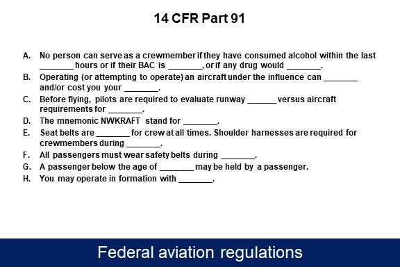 Fundamentals of Instruction Flashcards - Flash Aviation