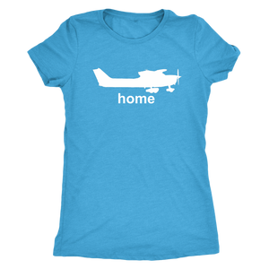 Women's Triblend Pilot Home T-Shirt Cessna - Flash Aviation